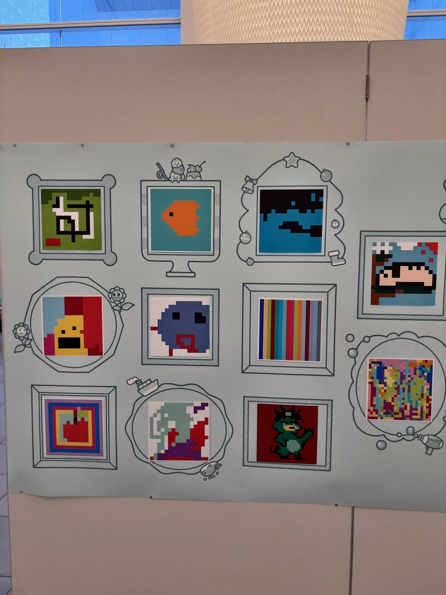 大分県立美術館OPAMで開催された「子どもたちが作ったピクセルアート展覧会」無事終了しました。ピクセルアートの体験会は3日間で約200名の方に参加いただき、大盛り上がりでした！
この経験が子どもたちのプラスになれば嬉しいですし、我々EDO-1 PROJECTとしても貴重な体験となりました。