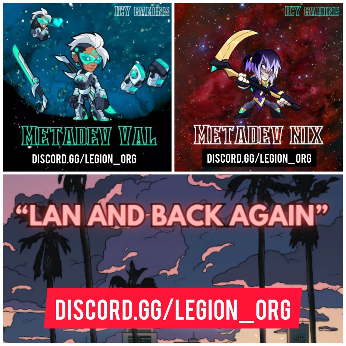TheLegionOrg's tweet photo. In celebration of Legion's 1 year anniversary on the horizon. We are going to be giving out 2 Metadevs.
1. Follow @TheLegionOrg
2. Tag 1 friend in the comments
3. Join the discord and enter the giveaway.
🔗 in comments
#Legion #metadev #metadevnix #metadevval #brawlhalla https://t.co/WYL1NDG3ku