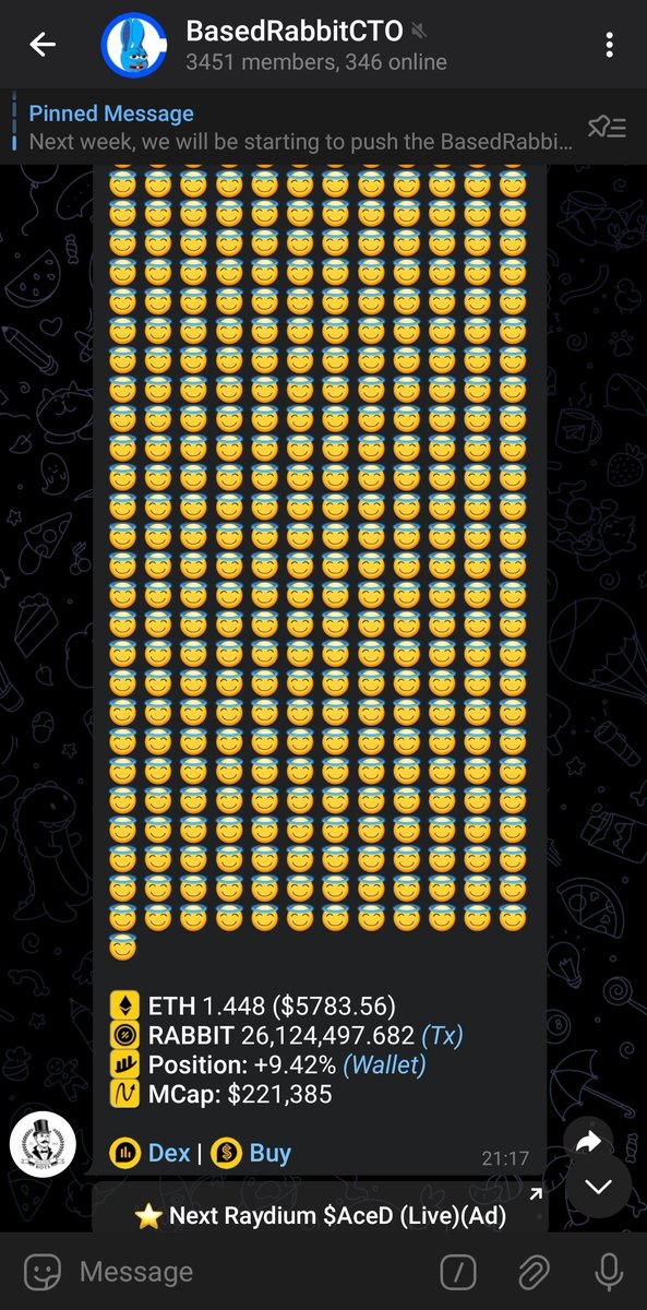 RabbitBaseNew's tweet photo. We told you $RABBIT making epic come back 🔥 https://t.co/XVEYccKPox