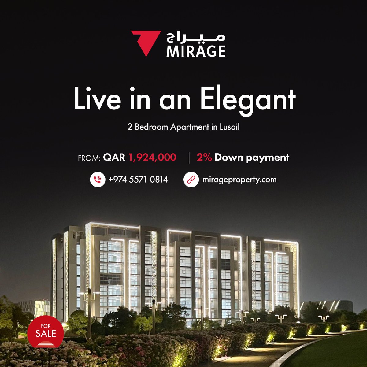 MirageProperty's tweet photo. Invest in your future with our 2-bedroom apartment! Lease to own and enjoy the convenience of a ready-to-move-in property. Start your journey to ownership today.

For more details &amp; enquiries, contact:

WhatsApp: +974 5571 0814
Office: +974 4444 4431 https://t.co/OHjg3M4WSd
