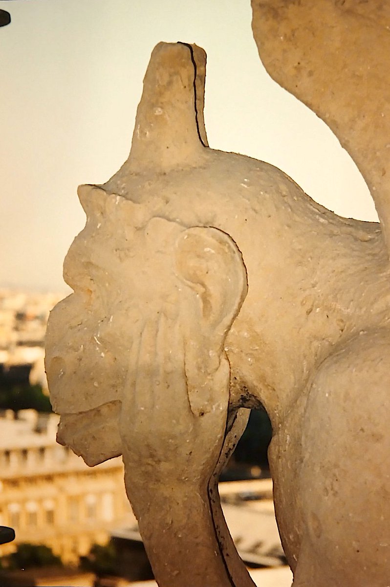 Michael_Leh's tweet image. Oben auf #NotreDameDeParis im Jahr 1996. Ich bin geborener Saarländer + war schon als Schüler oft in #Paris. Vom #Saarland aus ist es ja nicht so weit. Immer bin ich dann auch zur Notre Dame, von der aus man auch einen herrlichen Blick auf die Stadt hat.
de.wikipedia.org/wiki/Drolerie