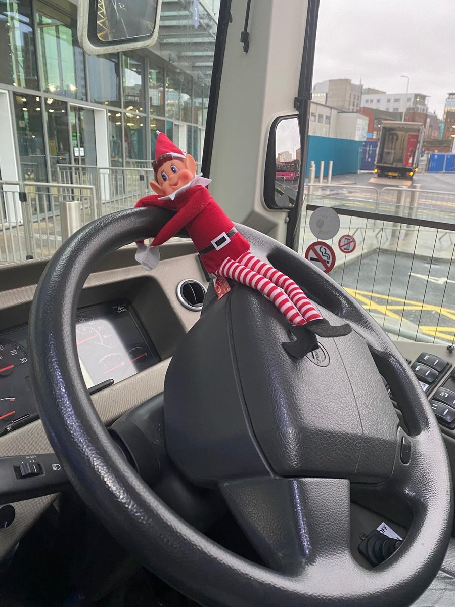 Translink_NI's tweet photo. Special visitors are at Belfast Grand Central for a screening of Elf. Join us for the second screening at 3:30PM to spread Christmas cheer, Buddy style

Donations will support #StuffABusNI @FareShareNI &amp; @AirAmbulanceNI

🎅 The screening will take place in an open area so wrap up https://t.co/FMLOgdR8qE