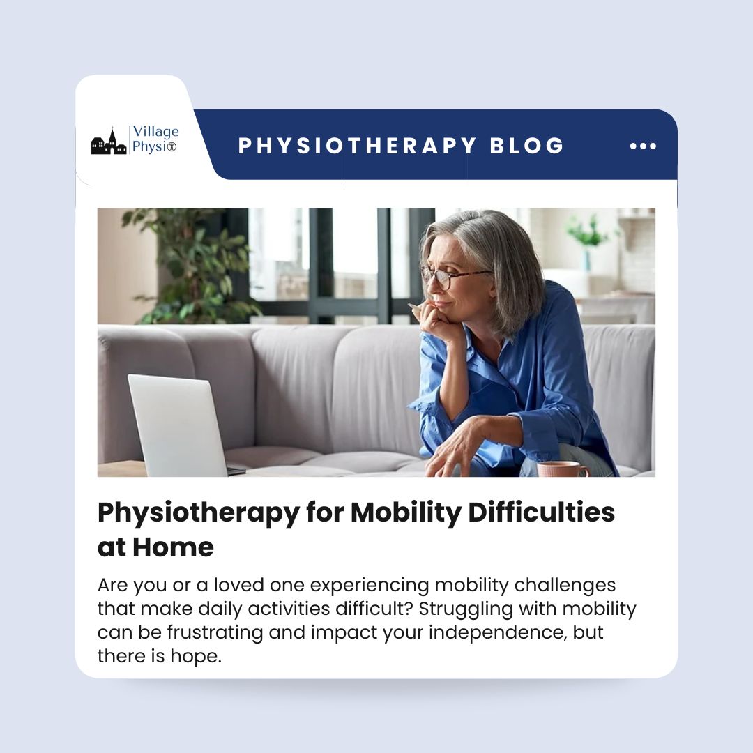 Struggling with mobility at home? There’s hope! Physiotherapy can help improve strength, balance, and independence—all from the comfort of your home. 💡

Learn more at villagephysio.org/post/physiothe…

#MobilitySupport #Physiotherapy #RegainIndependence