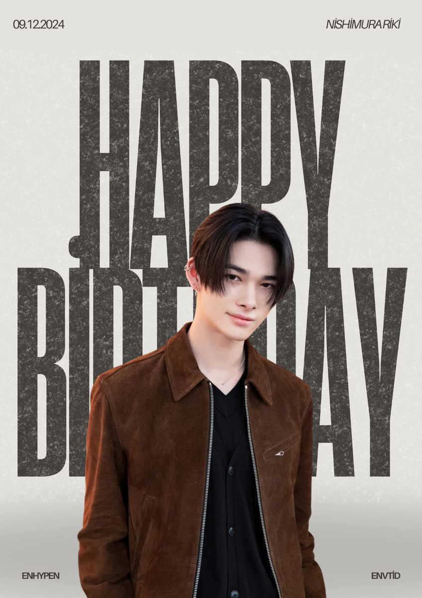 ENHYPENVTID's tweet photo. Happy Birthday, Nishimura Riki 🥳🎁

Untuk anggota termuda Enhypen, semoga hari ulang tahunmu menjadi hari yang paling membahagiakan dan penuh dengan memori indah. Sekali lagi, selamat ulang tahun dan bahagia selalu 💗

STARS ALIGN FOR NI-KI
#OurRe19ningStarNI_KI
#祝ニキ19歳の誕生日
@ENHYPEN @ENHYPEN_members