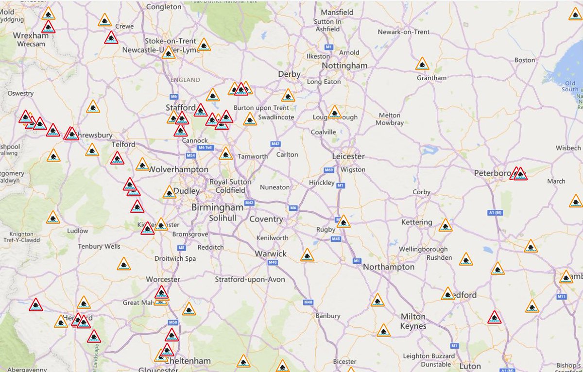 We still have a number of Flood Warnings and Flood Alerts in place.

For the most up to date information check here: check-for-flooding.service.gov.uk/?v=map-live&ly…

Please sign up to our free flood warning service here: gov.uk/sign-up-for-fl…

#StormDarragh