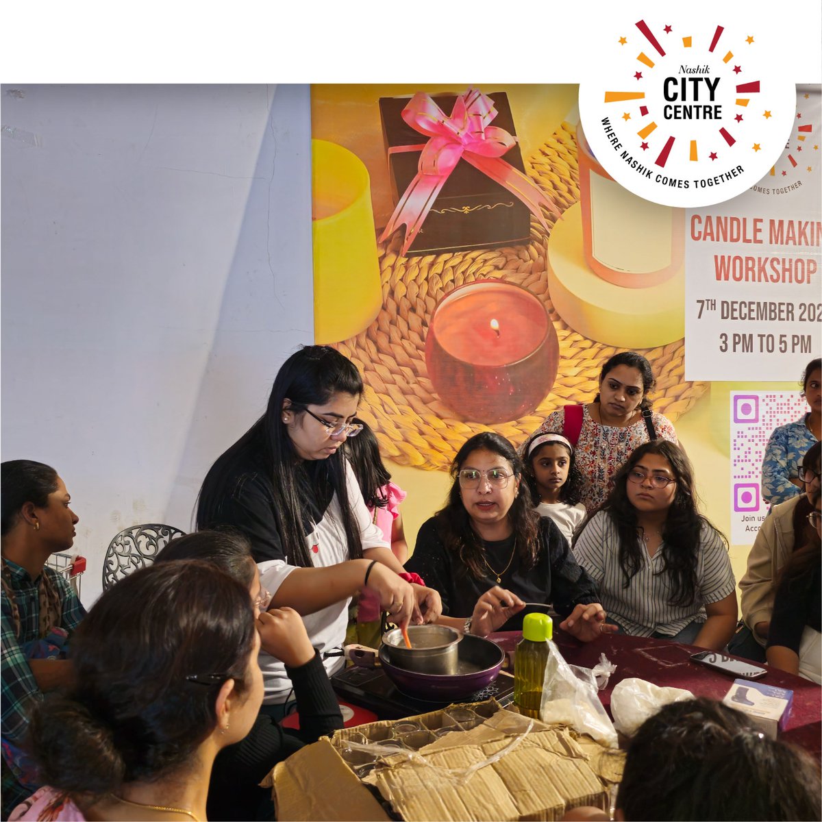 nasikcitycentre's tweet image. Our candle-making workshop was a glowing success! 🕯✨ 

A big thank you to everyone who participated and brought their creativity to life. Stay tuned for more exciting events!

#CandleMakingWorkshop  #CandleArt #CreativeCommunity #FunAndLearning #CraftWorkshop #CCM #Nashik