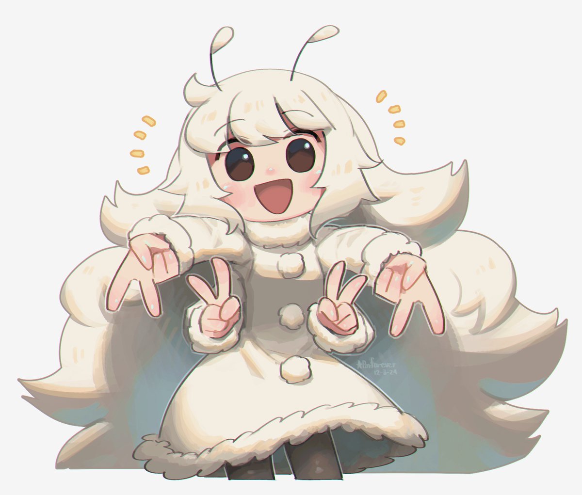 adorable fluffy creature 🤗☁️☁️☁️ #ばぐりちゃん