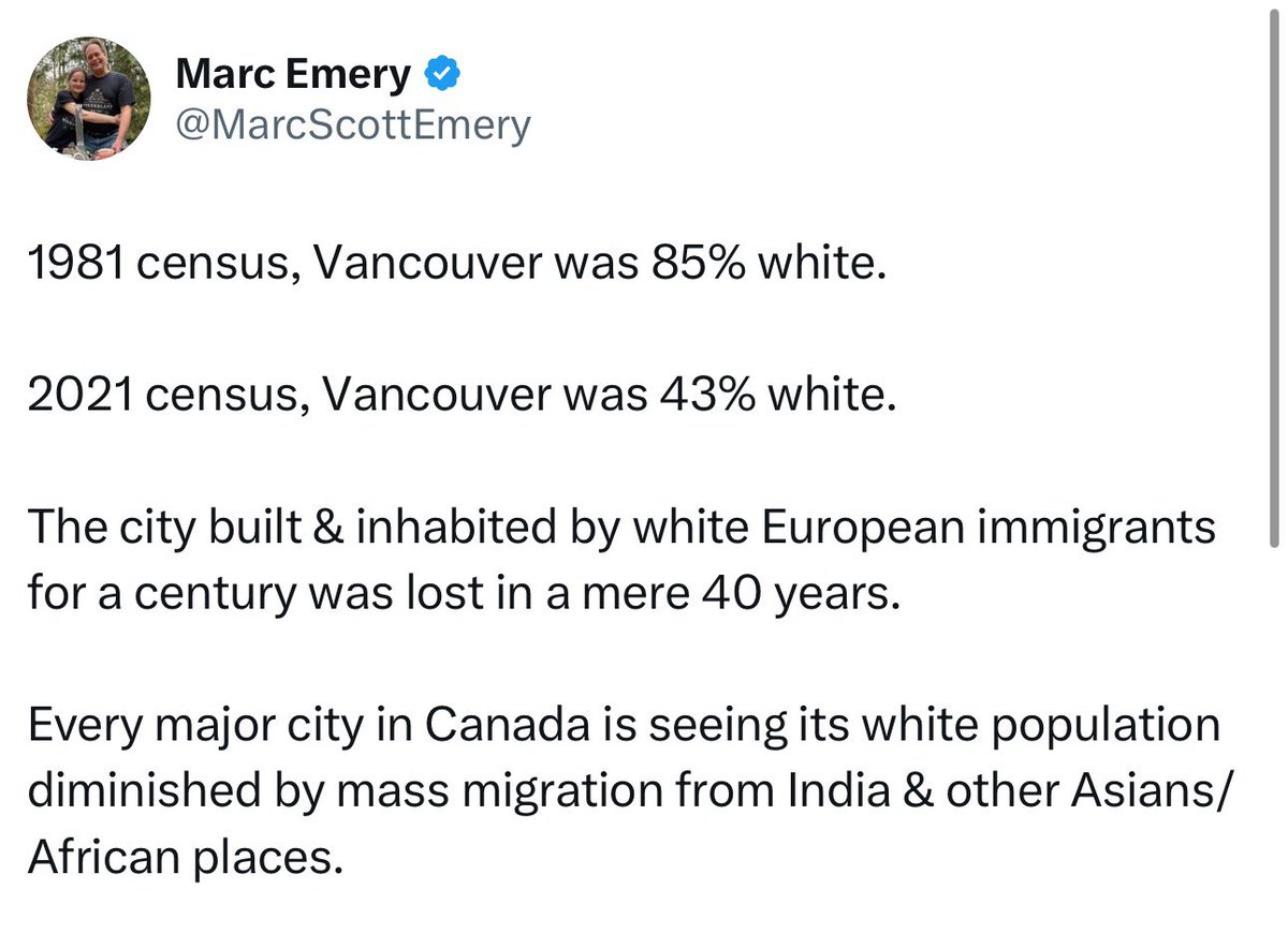 1400: Vancouver was 0% white. 

Just saying….