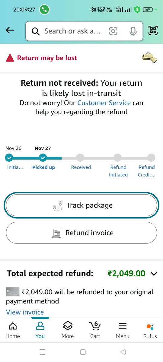rajoun95's tweet photo. @AmazonHelp what is this method item is not received https://t.co/IsgK4Sn1fu