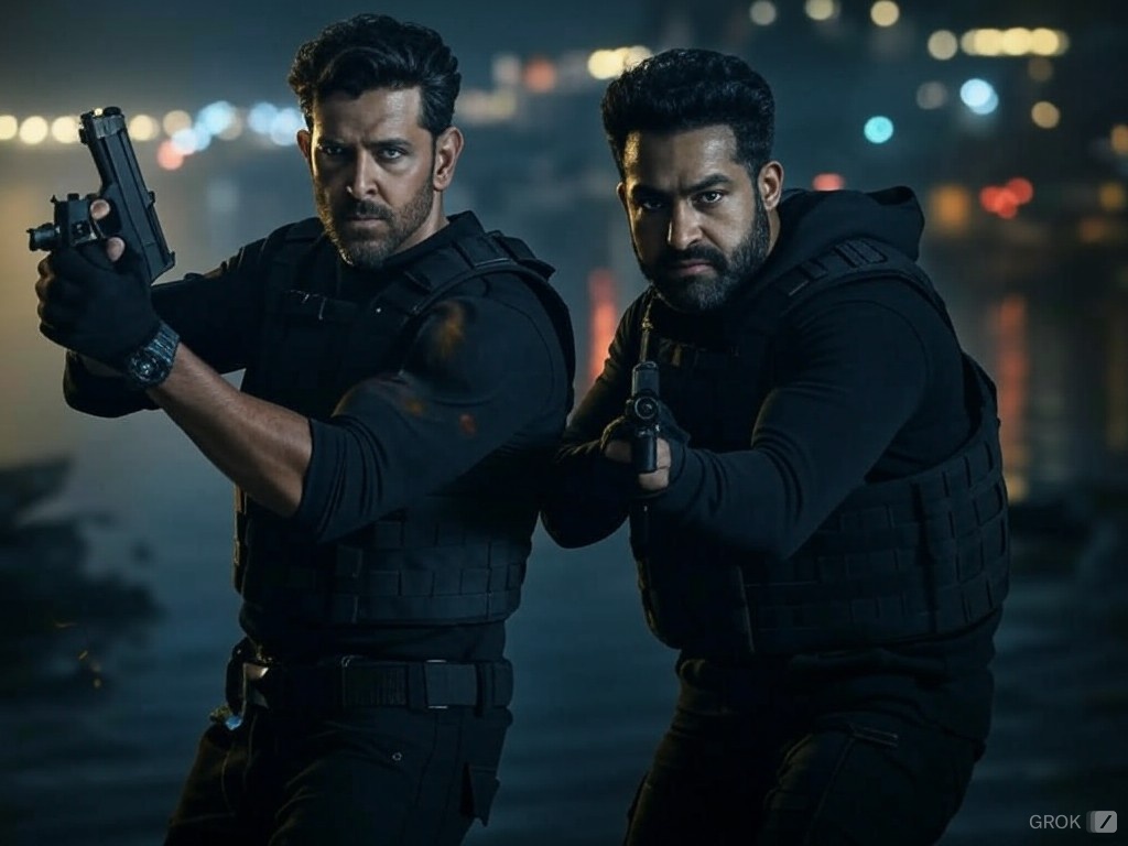 deepakpal_007's tweet photo. Get ready, India. 🌟
War 2 is coming to break all records at the box office.  💥🔥
#HrithikRoshan 🆚 #NTR – Who’s your favorite? ❤️
This isn’t just a movie, it’s a full-on storm.🏆
#War2 #IndianCinema #BoxOfficeDominance
#Salaar2
 https://t.co/bMJmsluCP7