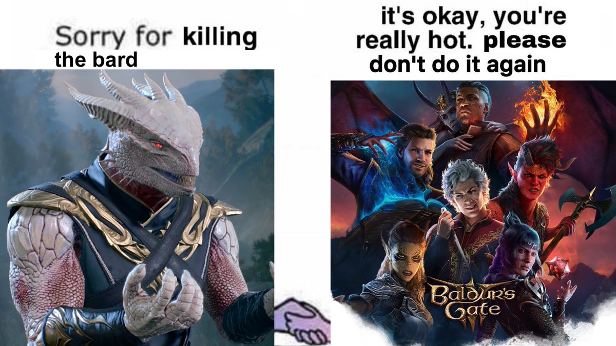 Playing as durge lowkey