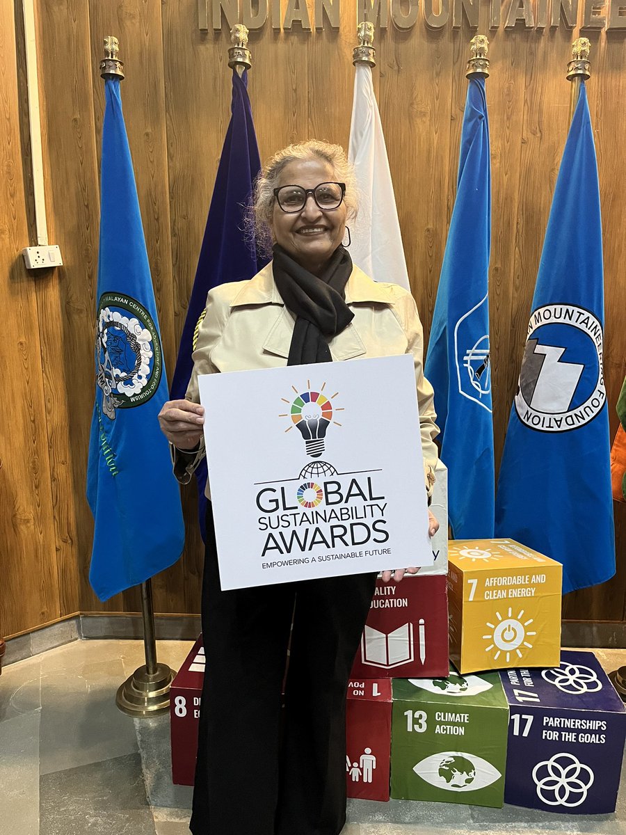 7th Dec 2024
Venue: Indian Mountaineering Foundation, NewDelhi. 
Recognition : Global Sustainability Awards 2024 Thanks #students #Educators #Parents for #Collaboration #Cooperation <a href="/KnpsIndia/">KNPS Phagwara India</a> <a href="/ARCedtech/">ARC EdTech</a> <a href="/charuchhabra2/">Dr. Charu Chhabra</a> <a href="/SDGaction/">UN SDG Action Campaign</a> <a href="/edu_sdg/">SDGEduChoupal @sdgchoupal</a>