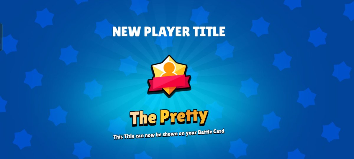 miniLink07's tweet photo. AAAAAA POR FIN CONSEGUÍ EL TÍTULO DE MI ESPOSO 🥹😭🛐♥️✨ #BrawlStarsColt #ThePretty https://t.co/mlGRhr9pFc