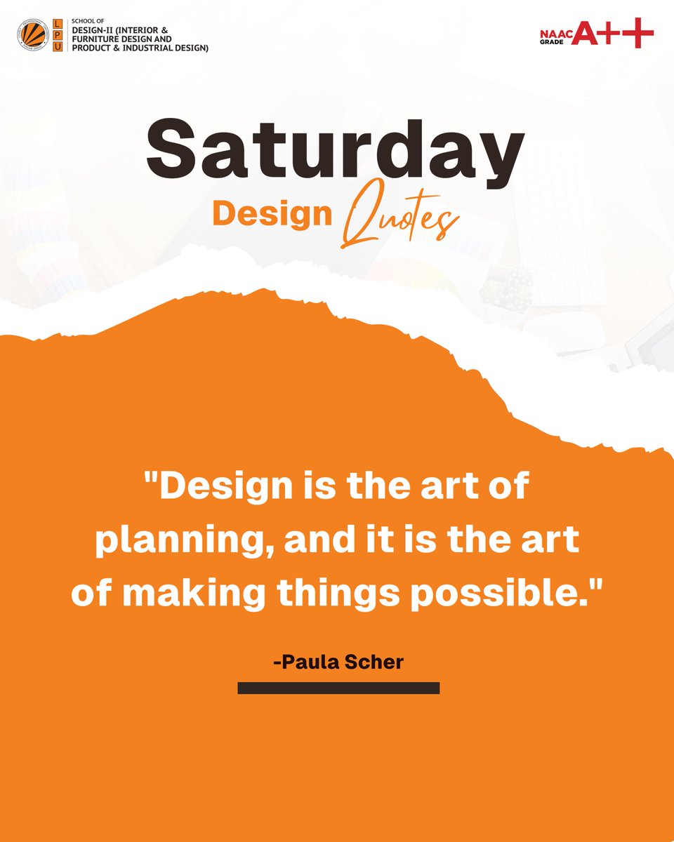 LPUDesign's tweet photo. “Design Inspiration”

#lpudesign #lpuuniversity #designknowledge #designinspiration #FutureDesigners #SchoolOfDesign #interiordesign #furnituredesign #productdesign #industrialdesign #uidesign #uxdesign #bestuniversity #leadingdesignschool #achievebig #thinkbig https://t.co/eNtYeVz3aO