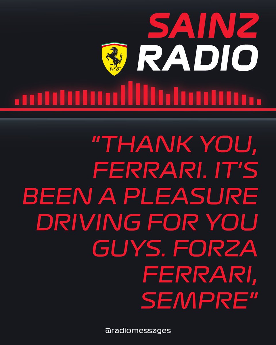 grazie, carlos. grazie, ferrari! what a beautiful journey it was.