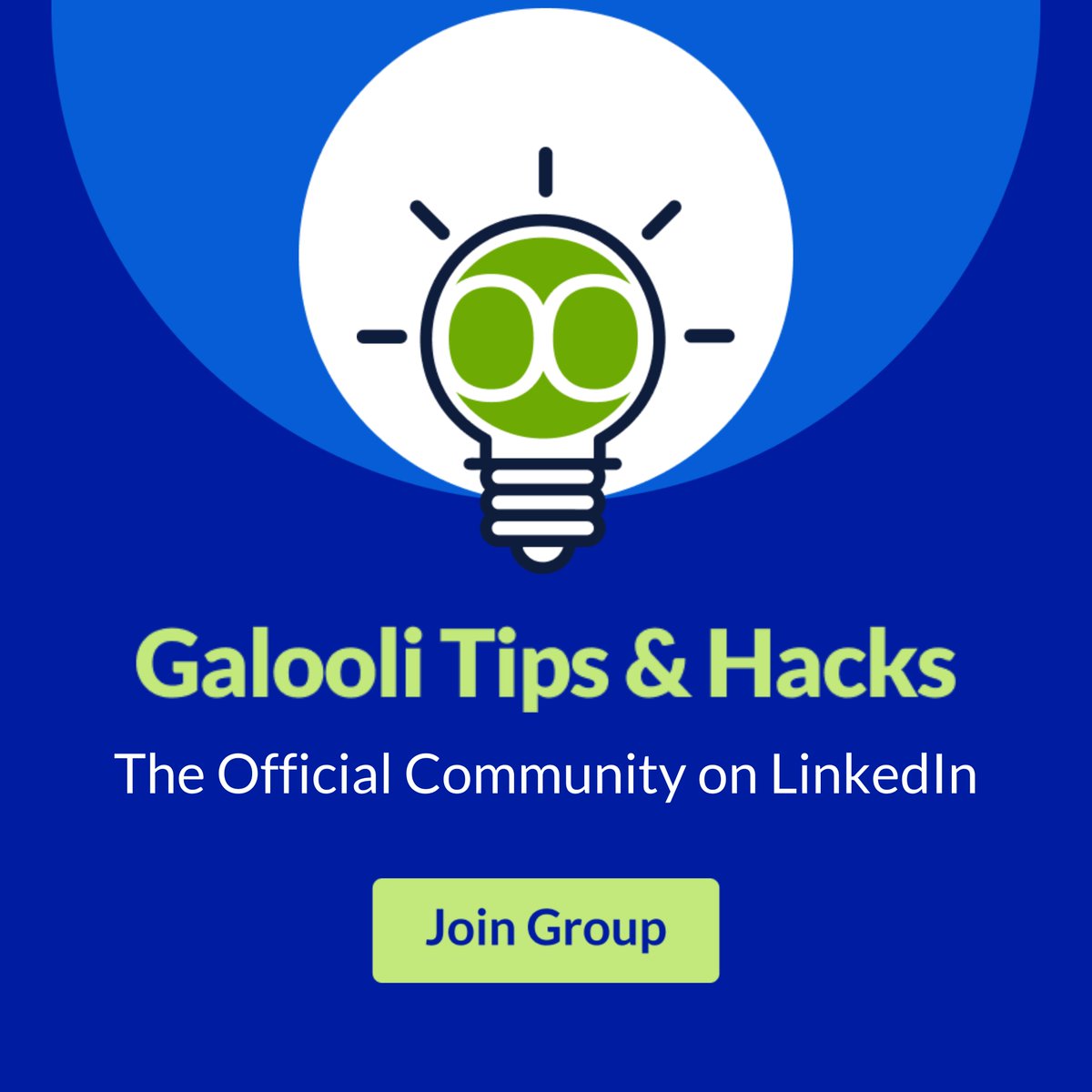 GalooliGroup's tweet image. Many new features - so many new #Tips!
Don't miss out on exclusive, useful tips about our latest version release updates and features. Join our #LinkedIn community and stay in the loop 💡

Look for Galooli Tips &amp;amp; Hacks on LinkedIn and join us today!

#linkedincommunity