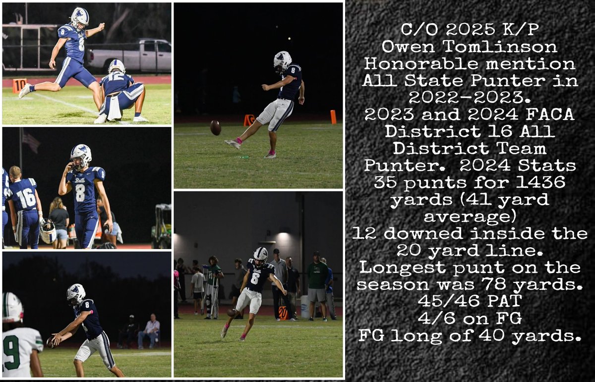 🚨🚨🚨🚨Checkout our Class of 2025 Senior Spotlight Player K/P Owen Tomlinson <a href="/owendtomlinson4/">Owen Tomlinson</a>.
Checkout his highlights ⬇️⬇️⬇️⬇️
hudl.com/v/2Pzs2J