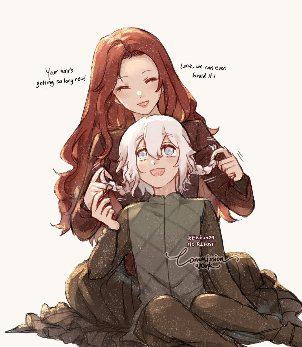 Eishun29's tweet photo. Cms for friend! Smol Itha and Lagertha #Ithaqua #IdentityV #第五人格 https://t.co/Rgzk9qByuu