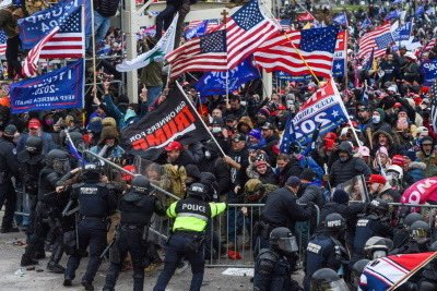 This is Trump's private army. They're angry and ruthless and want blood and he will pardon them. They'll be rounding up gays, Mexicans, and Muslims and will give them no quarter.