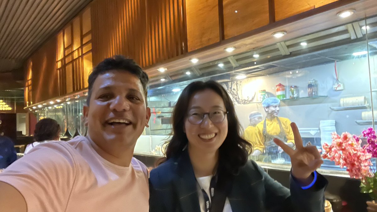 Giri_Research's tweet image. With a great colleague @jjoolab @ischa2024! At Times Square in Mumbai.