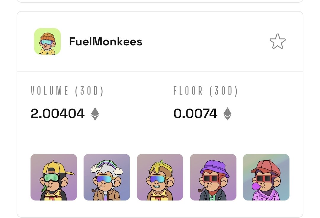 fuelmonkees's tweet photo. 🐒🔥 Monkee madness unleashed! FuelMonkees just smashed 2 ETH in secondary volume, and this is only the beginning.
We’re swinging straight for the #1 spot—the jungle belongs to us. Keep the chaos going! ⚡️⛽️
#FuelMonkees #MonkeeTakeover https://t.co/hbhLTePahq