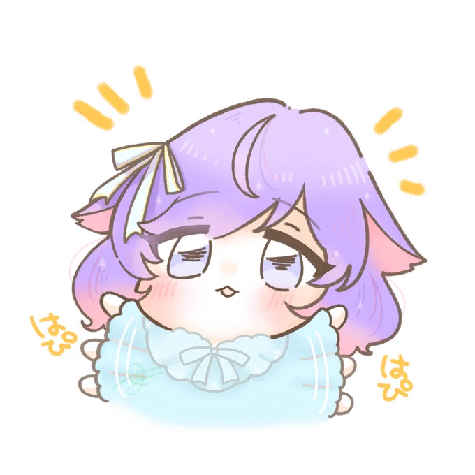 【Skeb】納品しました。以前描いた猫ミームな雪美みたいに描かせて頂きました! 