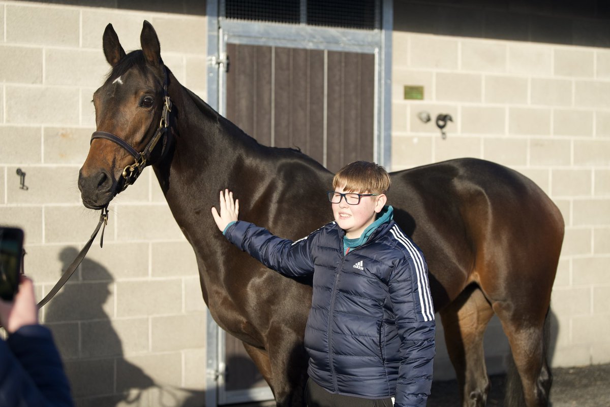 Goffs (@goffs1866) on Twitter photo Christmas came early for this young NH enthusiast as he had a photograph taken with star mare MARIE’S ROCK! 🤩
The dual Grade 1 winner sells as Lot 704 from <a href="/ClonbonnyStud/">Clonbonny Stud</a> on Wednesday at the December NH Sale.
#GoffsDecember | <a href="/MprUpdates/">Middleham Park Racing</a> Christmas came early for this young NH enthusiast as he had a photograph taken with star mare MARIE’S ROCK! 🤩
The dual Grade 1 winner sells as Lot 704 from <a href="/ClonbonnyStud/">Clonbonny Stud</a> on Wednesday at the December NH Sale.
#GoffsDecember | <a href="/MprUpdates/">Middleham Park Racing</a>