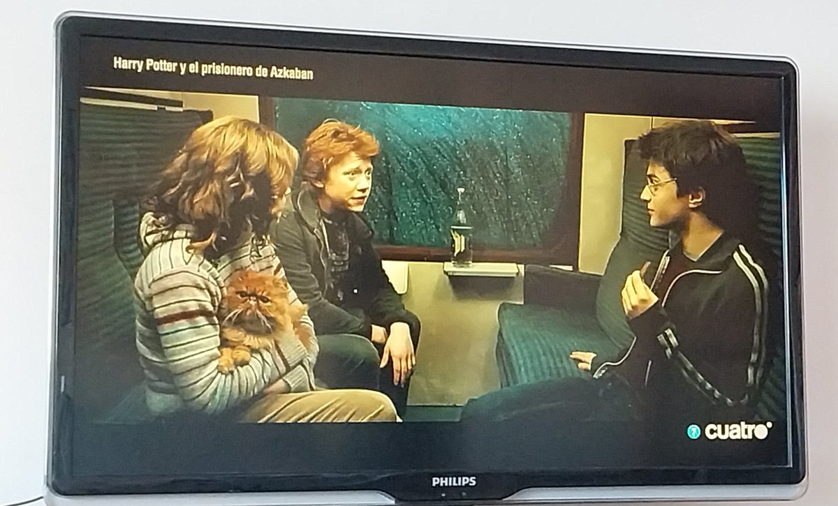 terilope80's tweet photo. Da igual que estén en todas las plataformas, Harry Potter se ve cuando las ponen por la televisión. Eso es así. https://t.co/YDFKmhrCeC