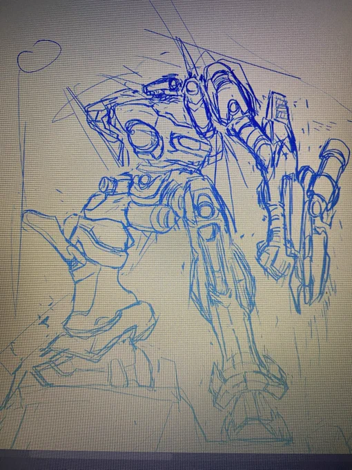 みんなが買ってる主人公機を僕は描くぞ。#アーマードコア6 