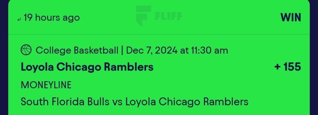 SosaRolling7SS's tweet photo. Thought they were slick Bingo Bango 😂🌩️ it was always Loyola @fliff @DubClub_win #GamblingTwitter #sportsbettingtwitter #DubClub #Fliff #UnderDog #PrizePicks #props #sportsbooks #ParadiseDiscord #SleeperPicks #OddsJam #ParlayPlay #Sharpz #PhantasiaSports #ThriveFantasy https://t.co/Iwaiq3i8bA