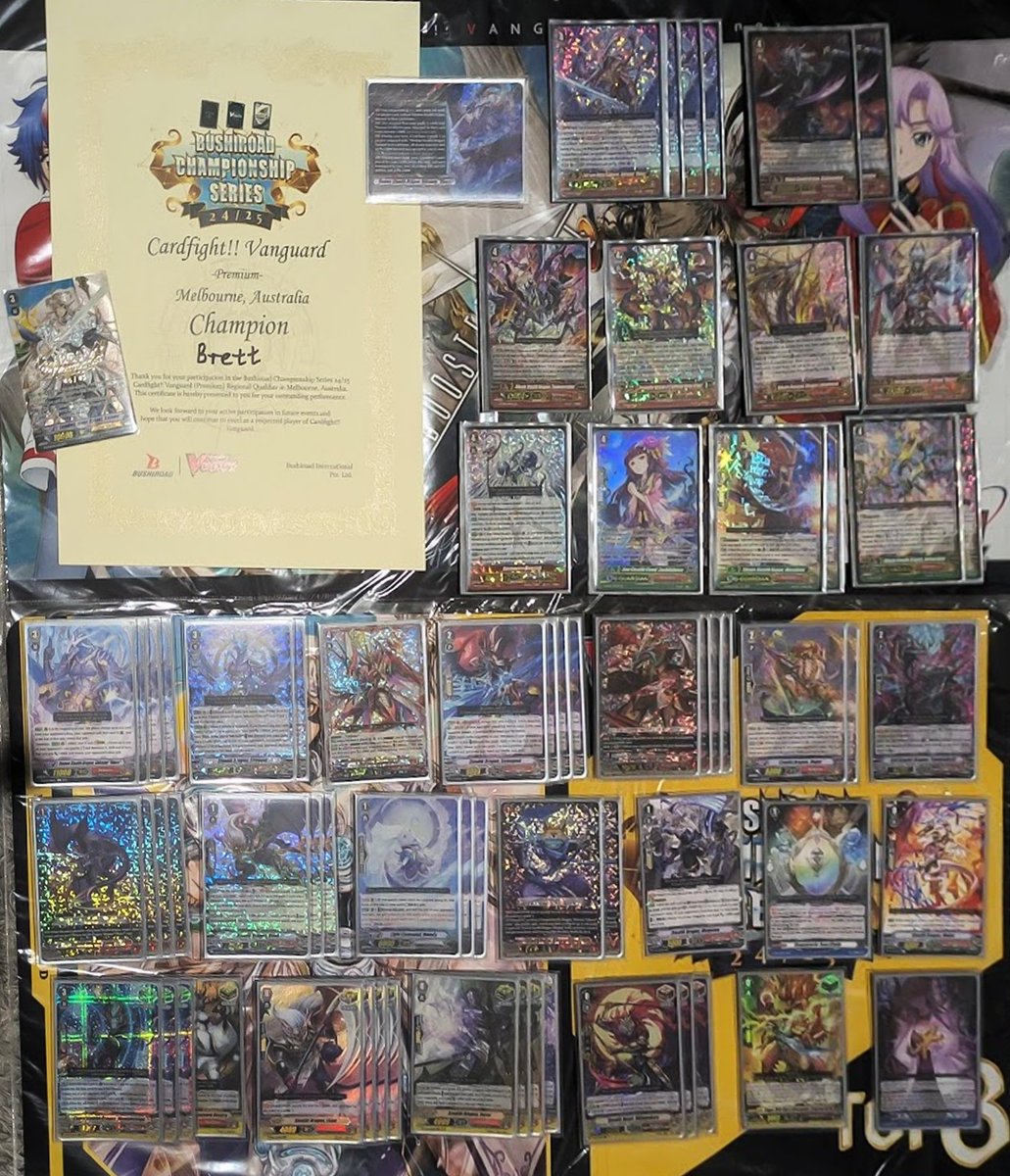BCS Melbourne Premium 1st place Shiranui
It feels insane that I won a BCS after competing for so long but here we are somehow
I'm really excited to meet everyone at worlds but as for today it was a surreal experience and I'm truly happy
Thread for match ups and more
#VgTopDecks