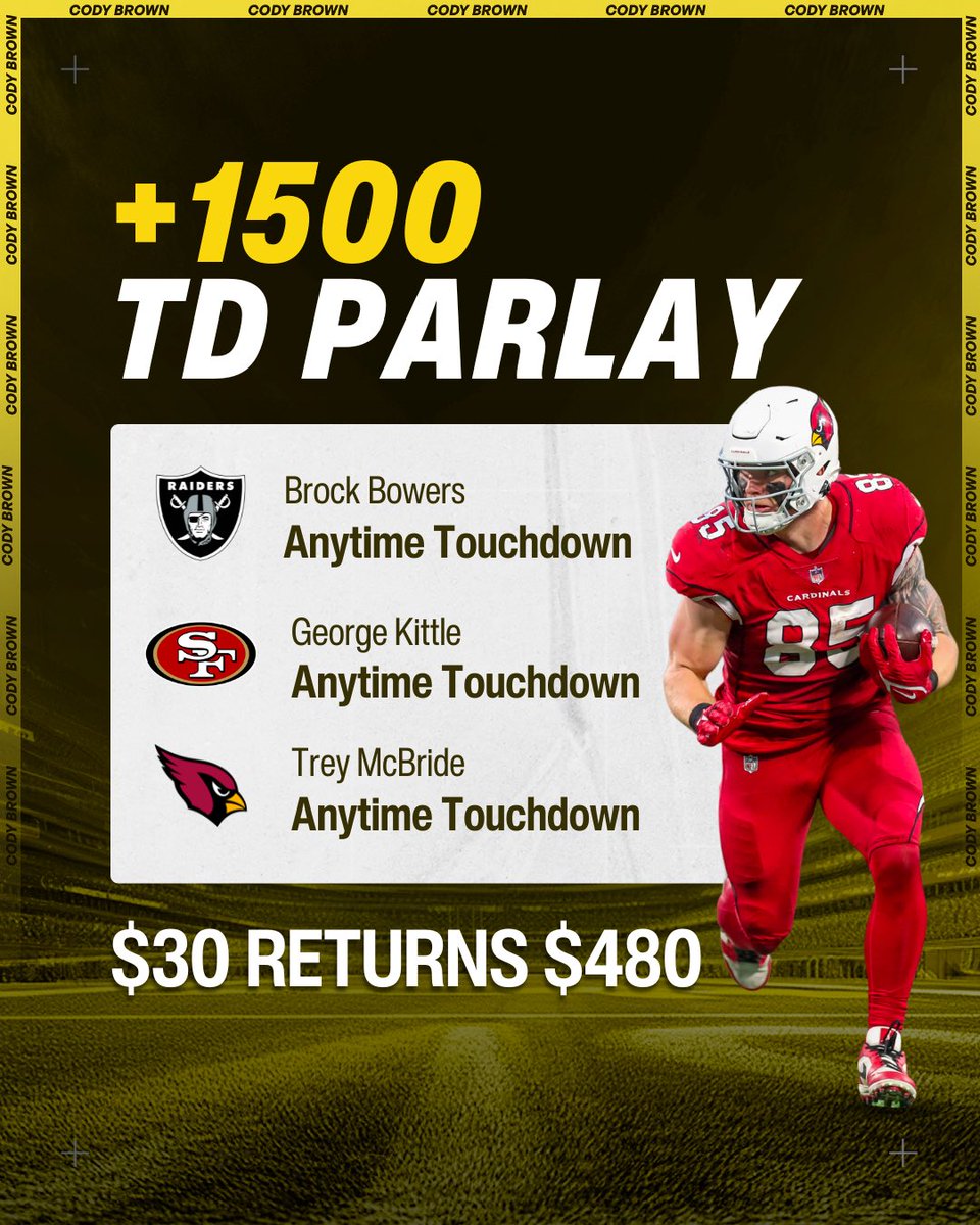 Cody Brown Bets tweet media