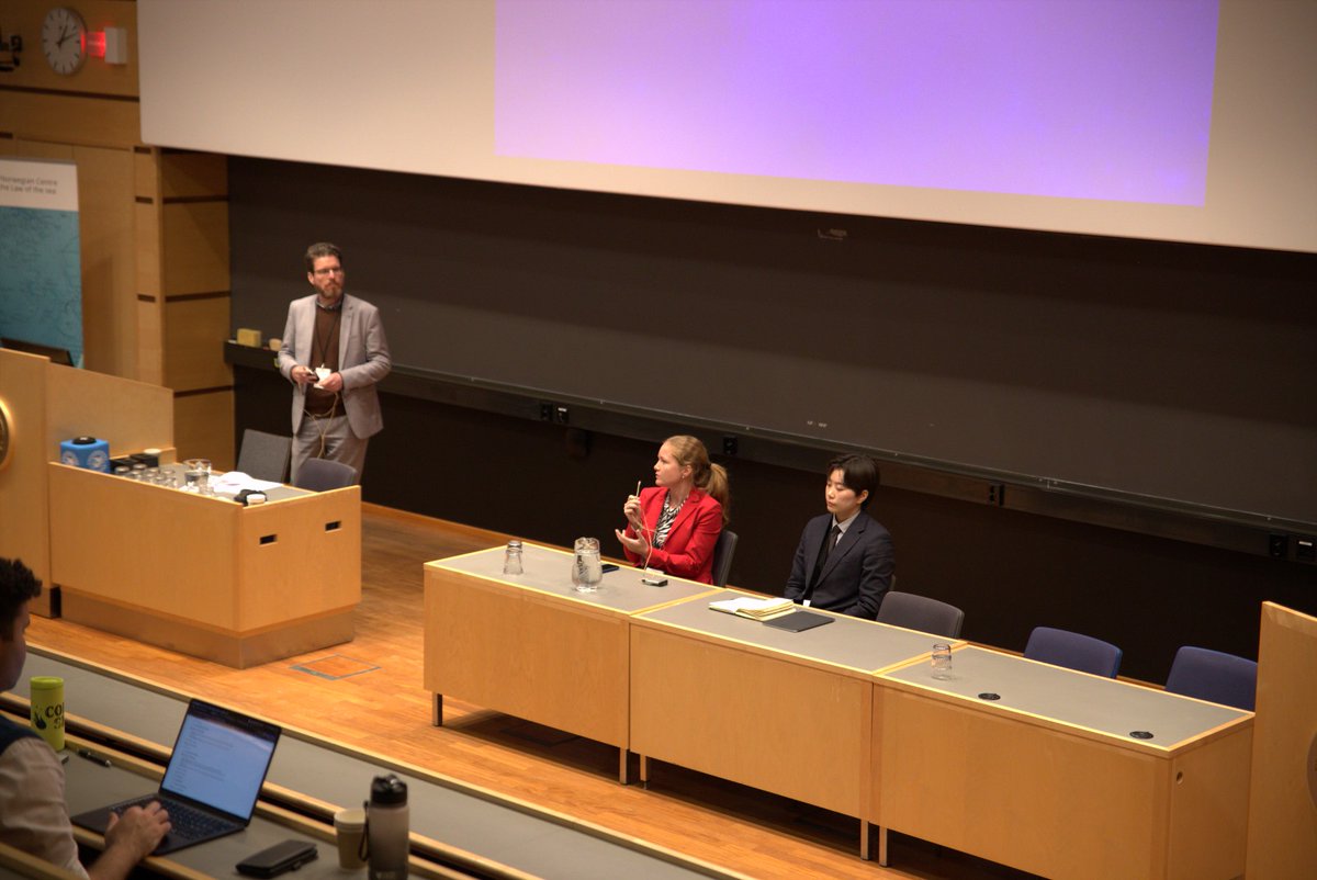 BAStepien's tweet photo. Great memories from the NCLOS 2024 Annual Conference in Tromsø! I had the pleasure to present research from the #ProjectADMIRAL on law enforcement at sea in the context of autonomous vessels. #AutonomousShips #NCLOS2024 https://t.co/QkdZJuwu5S