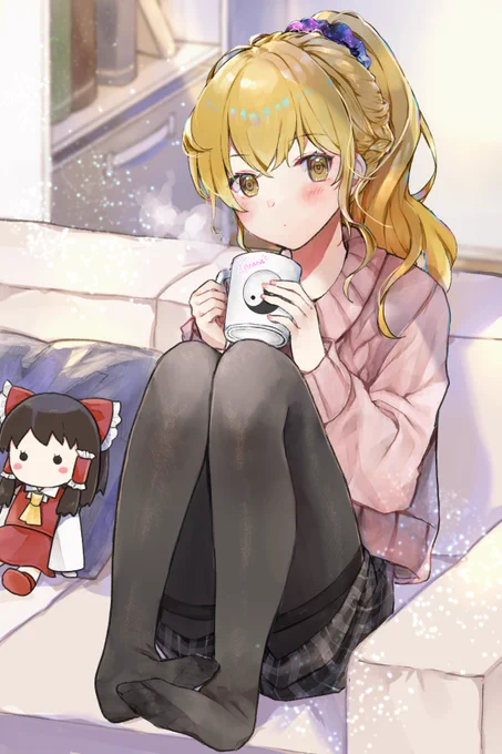 普段着っぽい魔理沙。 