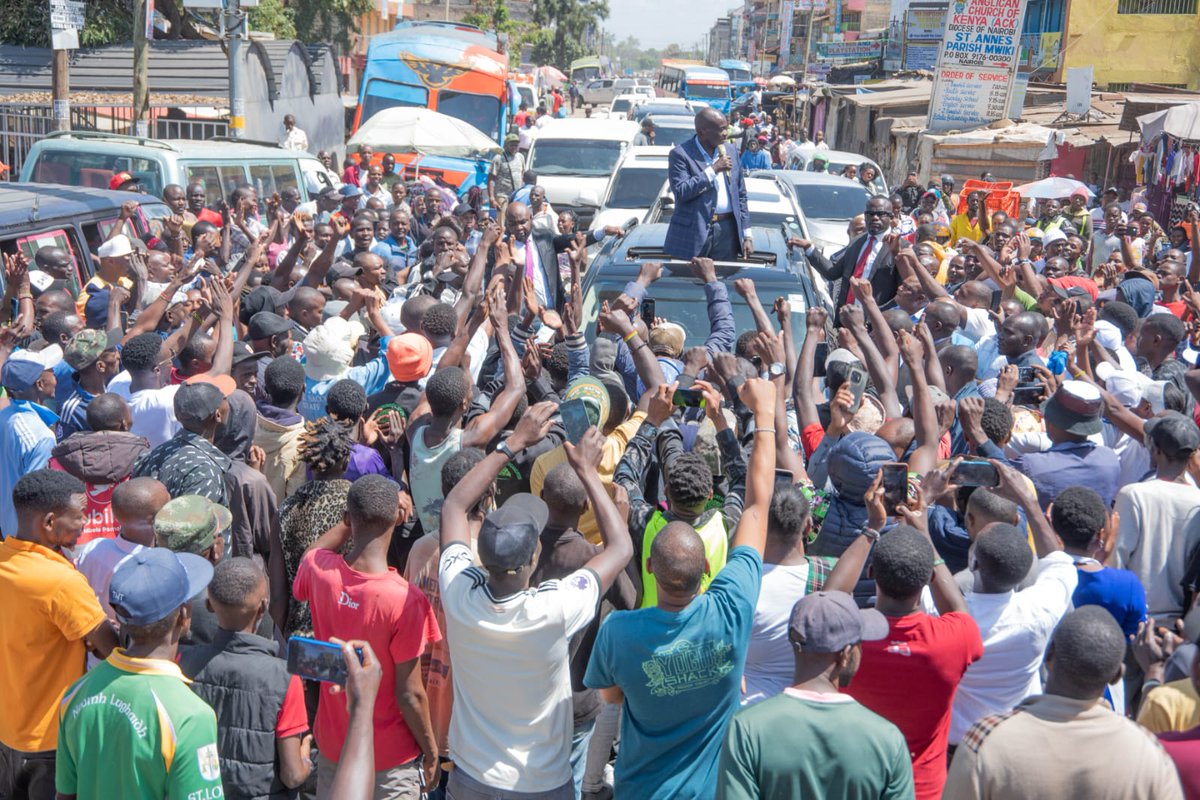 rigathi's tweet photo. After worshipping with the faithful at the PCEA Kasarani Parish, in Nairobi County,  I acknowledged greetings from the People of Mwiki area. 

We continue to engage the people of Kenya on the political, social and economic situation on our Nation. 

Several leaders, including Murang'a Senator Joe Nyutu, Nyandarua Senator John Methu, members of parliament Hon. James Gakuya (Embakasi North), John Kaguchia (Mukurweini), Wanjiku Muhia (Kipipiri), Njeri Maina (Kirinyaga Woman rep) members of the county assembly led by Sam Kago among others were present.