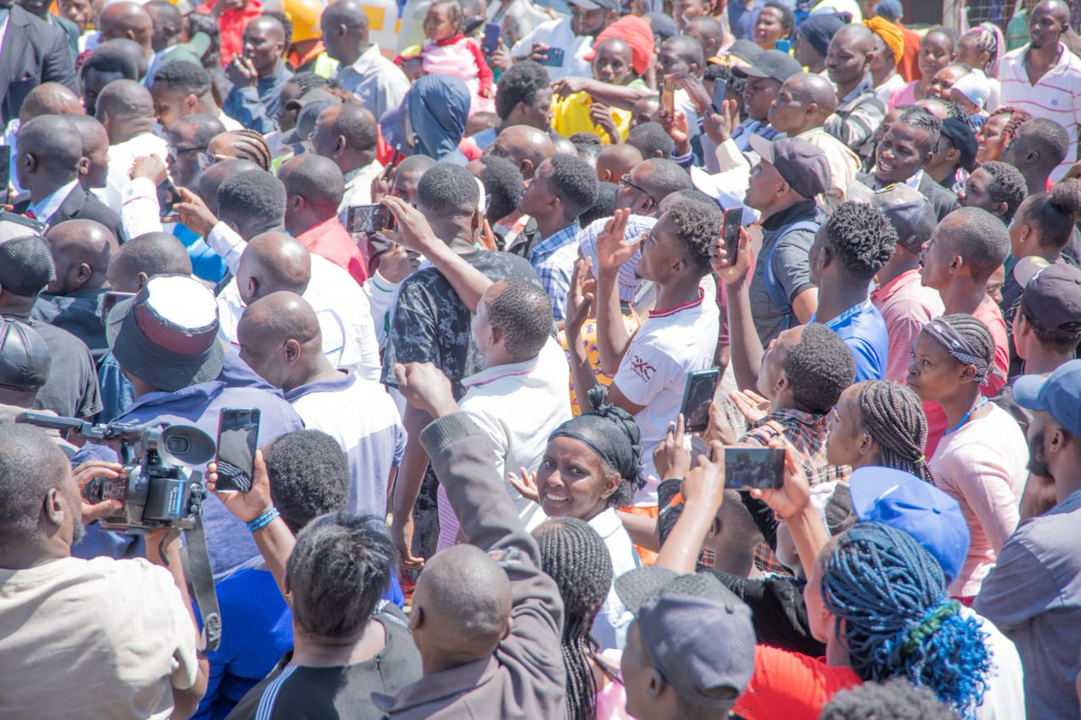 rigathi's tweet photo. After worshipping with the faithful at the PCEA Kasarani Parish, in Nairobi County,  I acknowledged greetings from the People of Mwiki area. 

We continue to engage the people of Kenya on the political, social and economic situation on our Nation. 

Several leaders, including Murang'a Senator Joe Nyutu, Nyandarua Senator John Methu, members of parliament Hon. James Gakuya (Embakasi North), John Kaguchia (Mukurweini), Wanjiku Muhia (Kipipiri), Njeri Maina (Kirinyaga Woman rep) members of the county assembly led by Sam Kago among others were present.