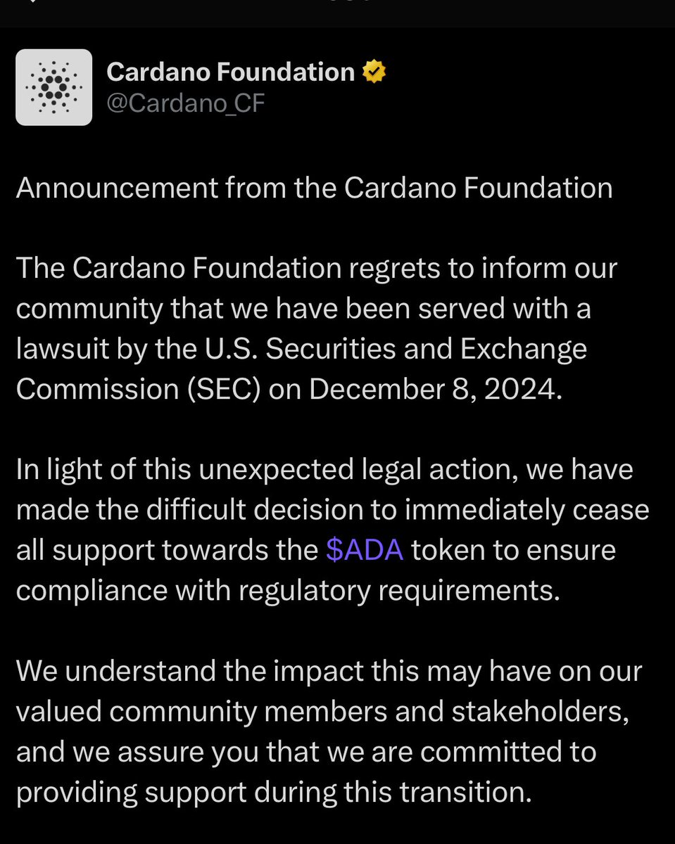 hacking the cardano foundation x 

then attempting to fud us is the most bullish thing i have seen this cycle

so much higher