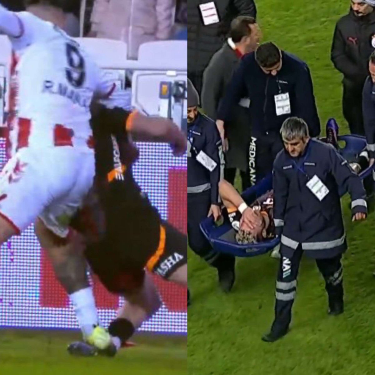 Not even a red card for this challenge is crazy, they even checked VAR and still no red card. 

The Turkish league tries their best to always rob Galatasaray.