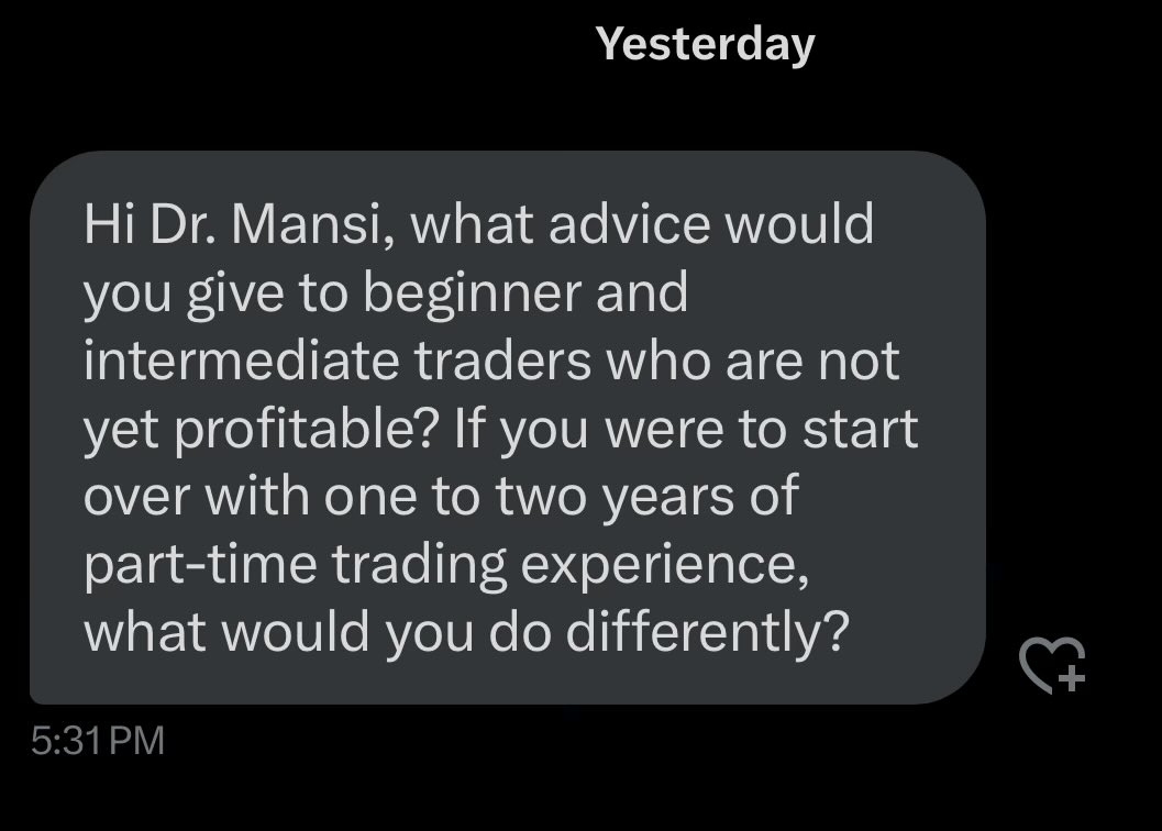 drmansipd's tweet photo. Got this great question in my DM:

If I had to start trading today I would do it completely differently. I would go through everything put out by @Qullamaggie (streams, his website, interviews) and follow his advice carefully I.e. do the deep dive to learn how stocks really move. https://t.co/enuUV9EQfq