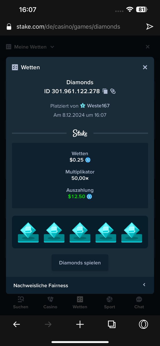 🎄Santa's Sleigh Race🎅 

Day 3 - Diamonds ✅

Another great promotion by <a href="/Stake/">Stake.com</a> !

#Casino #crypto #GamblingX #GamblingTwitter #Stake #Gamba #BTC