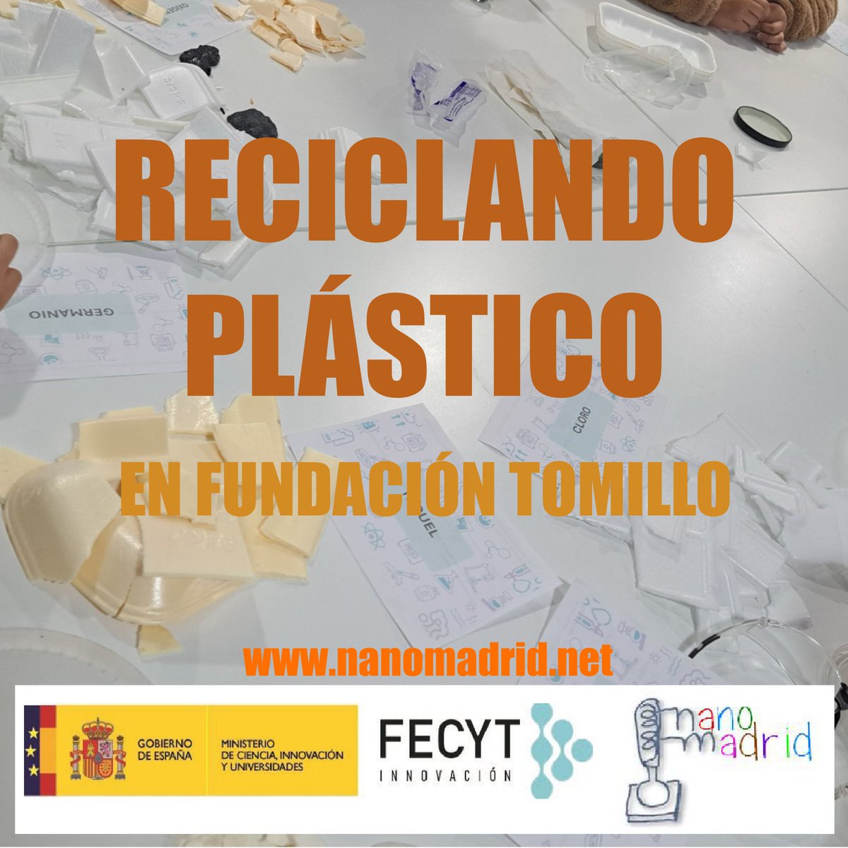 El viernes 29 de noviembre tuvimos un taller increíble sobre reciclaje de plásticos. 🌍 Un taller que hemos realizado en otras ocasiones, donde reutilizamos bandejas de poliestireno, un material que todos solemos tener en casa, y transformamos sus restos en algo único y creativo.