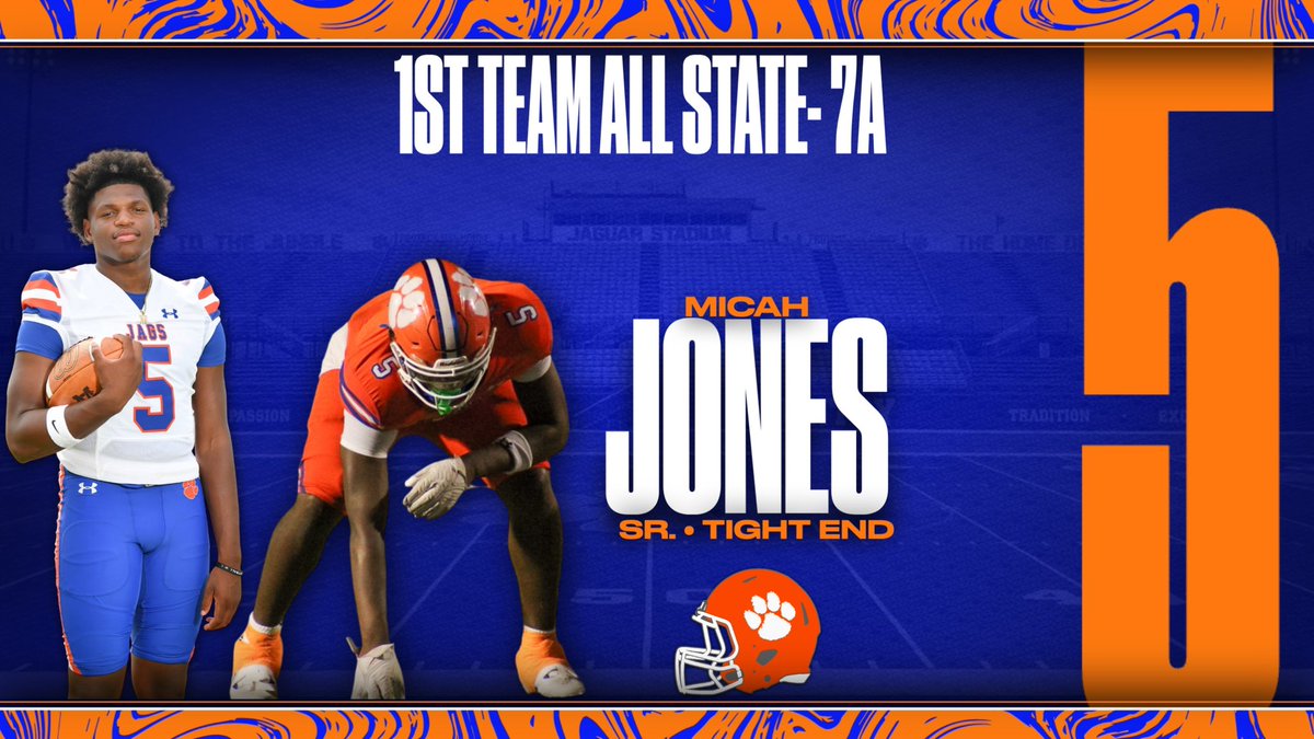 Congratulations to <a href="/MicahJones23/">Micah Jones</a> for being selected to First Team All State!
#GoJags