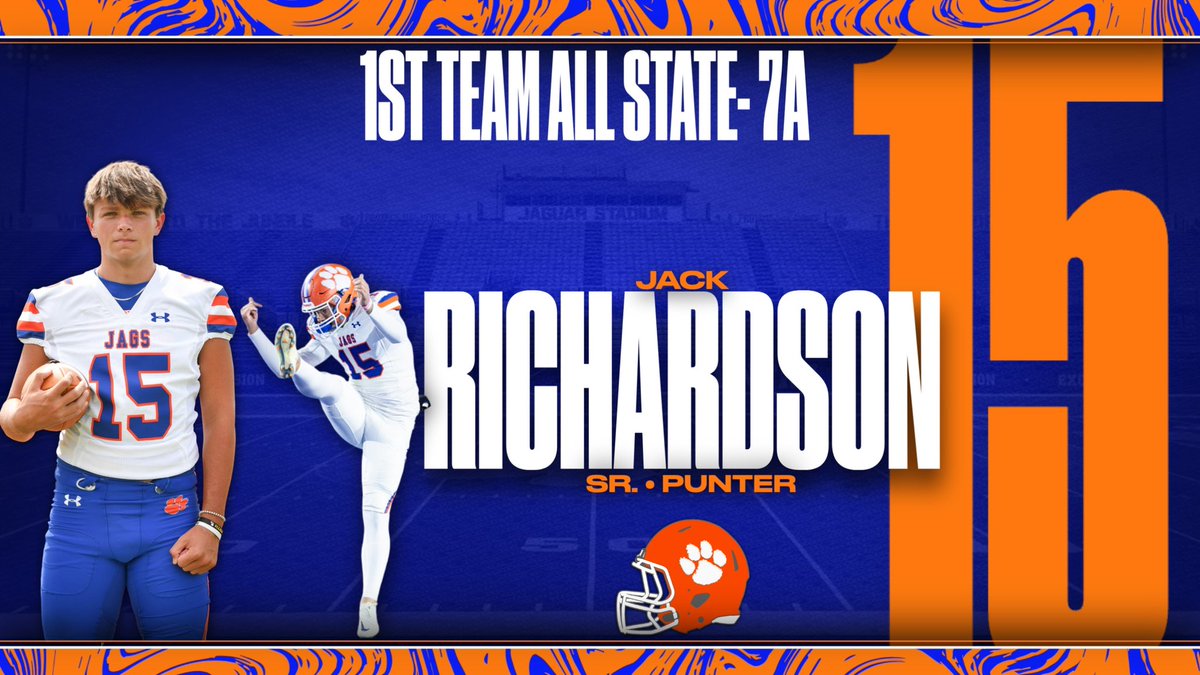 Congratulations to <a href="/jackrichardskn/">Jack Richardson</a> for being selected to First Team All State!
#GoJags