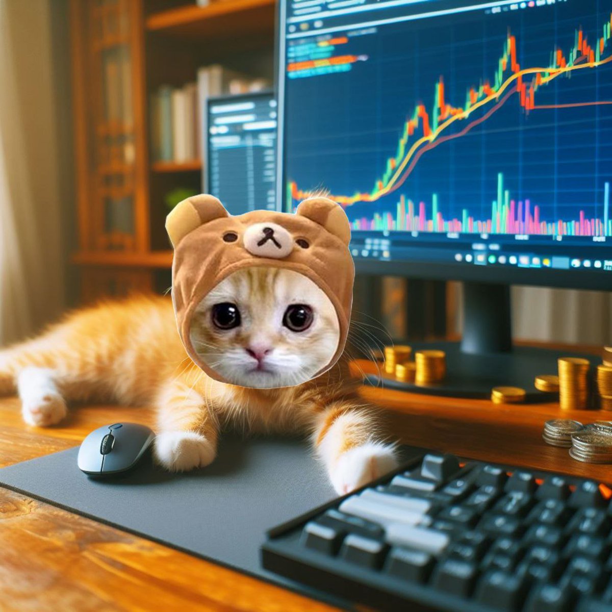 Kaizen2314's tweet photo. @MrBigWhaleREAL You mean $CIF holders? 😼🧢 @OGcatwifcoin https://t.co/qB4kfLhuRu