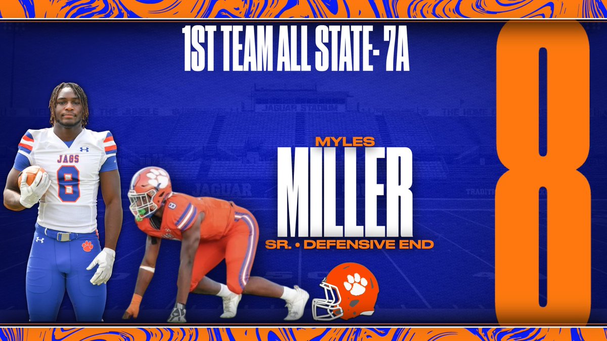 Congratulations to <a href="/themylesmiller1/">Myles Miller</a> for being selected to First Team All State!
#GoJags