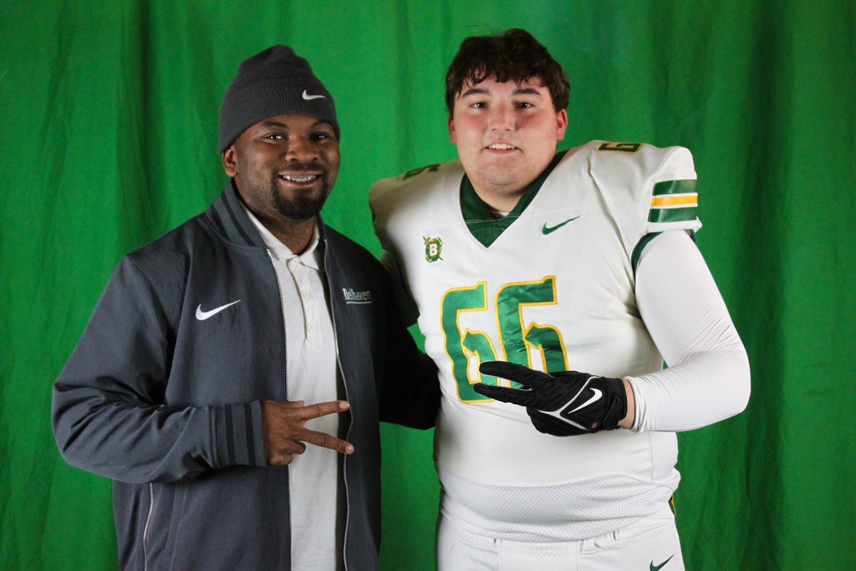I want to thank <a href="/BelhavenFB/">Belhaven Football</a> for an incredible official visit and official offer to continue my athletic and academic career. With that being said, I would like to announce my commitment to Belhaven. #geauxBlazers <a href="/Coach_CDN2/">CJ Nightingale</a> <a href="/Coach_Sheron/">Josh Sheron</a> <a href="/Brade_Ice/">Bradley Foley</a>