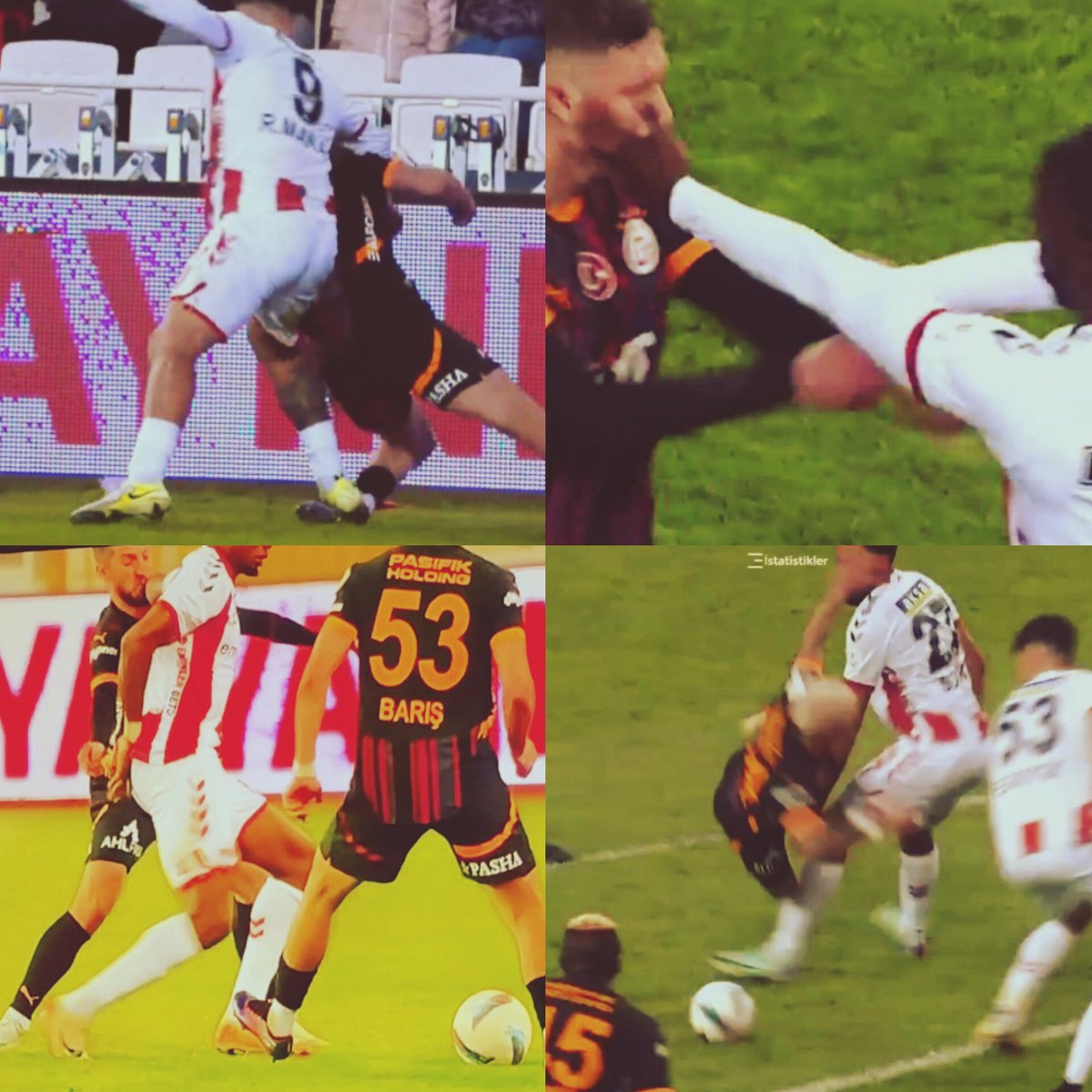 galacuss's tweet photo. metehan'a hemen kırmızı verdin 4 tane kırmızı kartı nasıl es geçtin

- rej manaj'ın barış alper'e yaptığı kırmızı
- keita'nın sallai'ye attığı tokat kırmızı
- koita'nın mertens'e dirsek ataması 2.sarı karttan kırmızı
- sonko'nun ceza sahası dışında faulü 2.sarı karttan kırmızı https://t.co/Hhx1V0Fe79