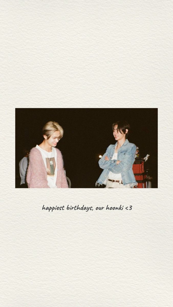 nesza_hoon's tweet photo. getting emotional while editing this :(
it’s so simple yet so meaningful.
 I love you both, my hoonki. Happy Birthday https://t.co/bCQYrudwc2