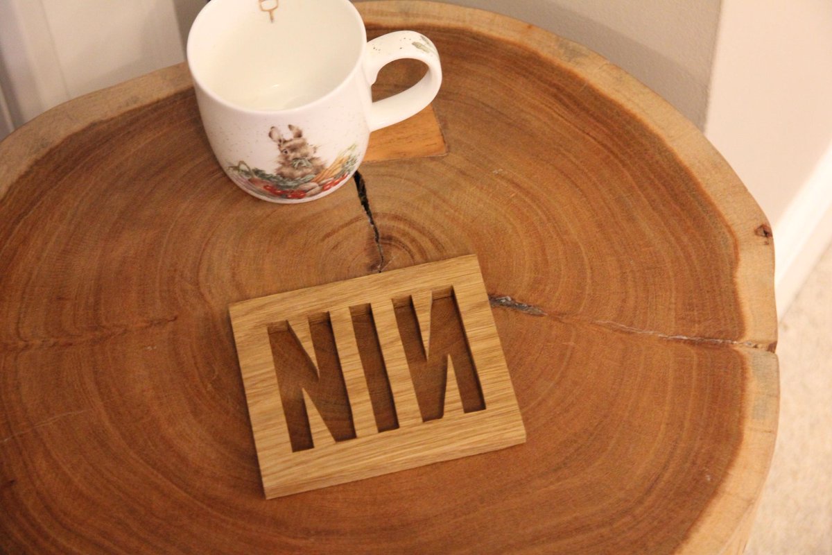 darrenburroughs's tweet photo. NIN. NINE INCH NAILS art in real Oak. Memorabilia art or coaster for your coffee cup
https://t.co/nL3IVb1iQt https://t.co/2A1cC1ZSuX