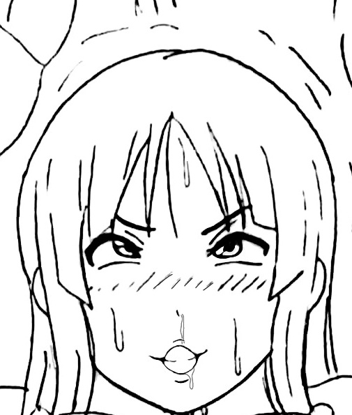 最近こんな顔ばかり描いてる() 